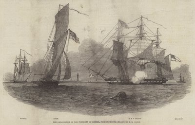 The Embarkation of the President of Liberia, from Plymouth by Nicholas Matthews Condy